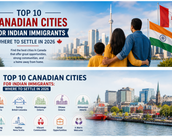 Top Canadian cities for Indian immigrants