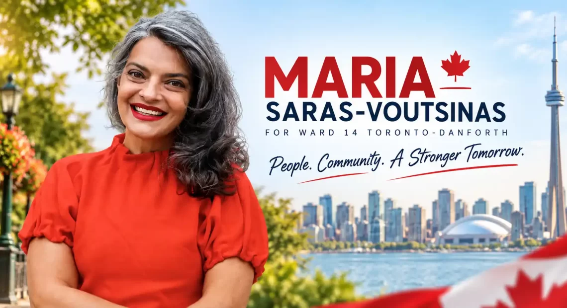 Maria Saras-Voutsinas, candidate for Ward 14 Toronto-Danforth
