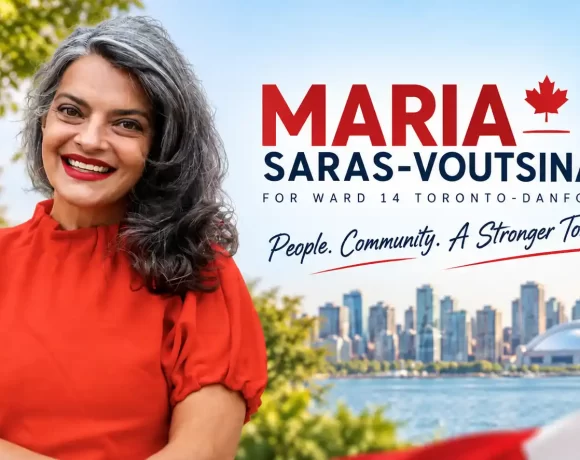 Maria Saras-Voutsinas, candidate for Ward 14 Toronto-Danforth