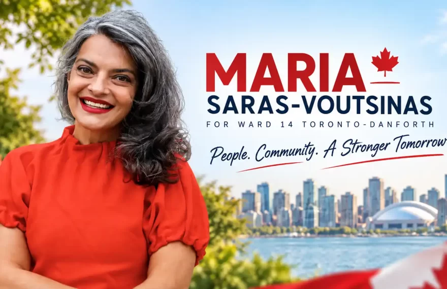 Maria Saras-Voutsinas, candidate for Ward 14 Toronto-Danforth