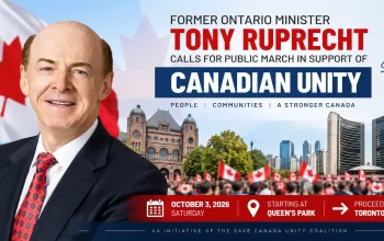 Tony Ruprecht Canadian Unity Walk