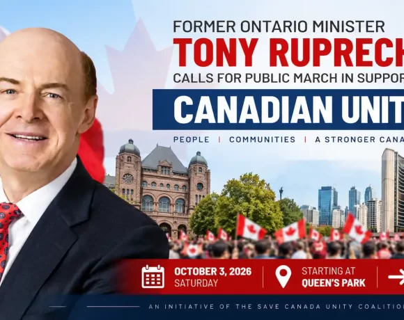 Tony Ruprecht Canadian Unity Walk