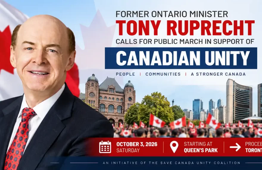 Tony Ruprecht Canadian Unity Walk